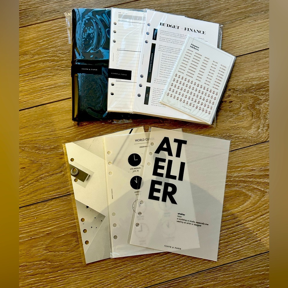CLOTH & PAPER A6 Financial Planning Bundle  ***NEW***